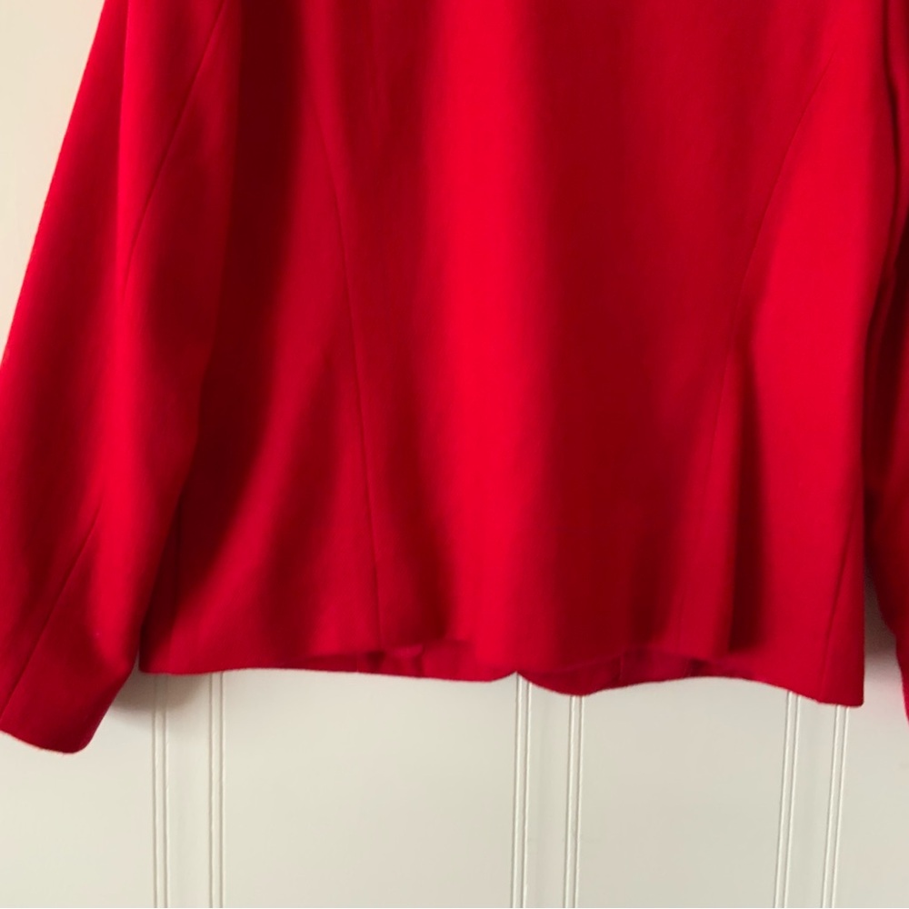 Vibrant Red Blazer by Adolfo Studio - Picture 7 of 7